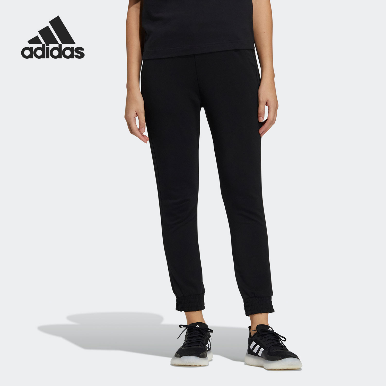 Adidas/阿迪达斯正品夏季新款女子梭织休闲运动长裤 GP0660
