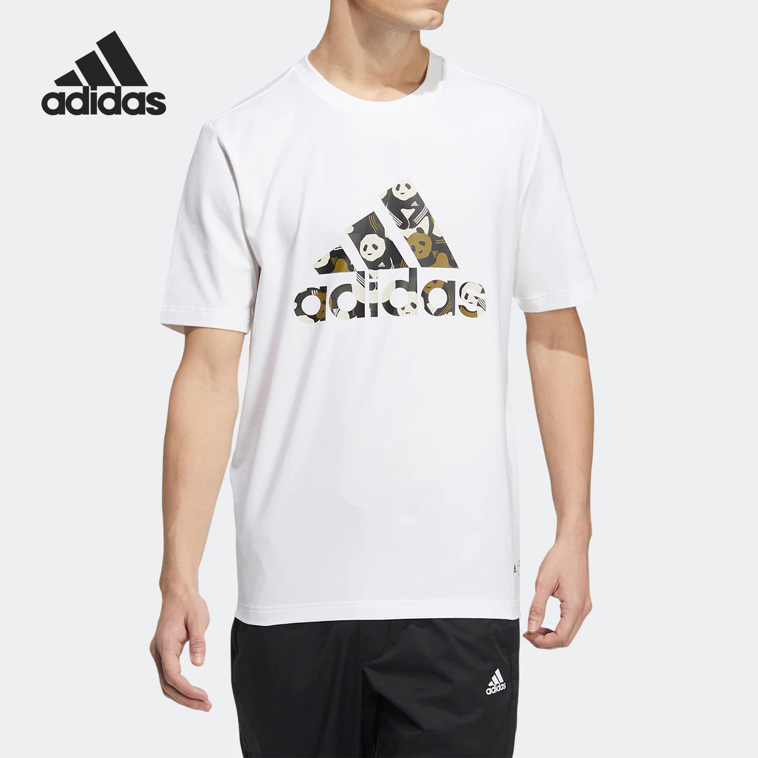 Adidas/阿迪达斯正品当季新款男女运动时尚短袖T恤 HS4394