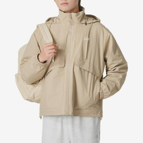 New Balance/NB正品新款男女防泼水潮流休闲连帽外套AMJ43314-SOT