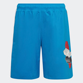 阿迪达斯正品 夏季 MUBEACHSHORT Adidas 大童休闲运动短裤 HC0149