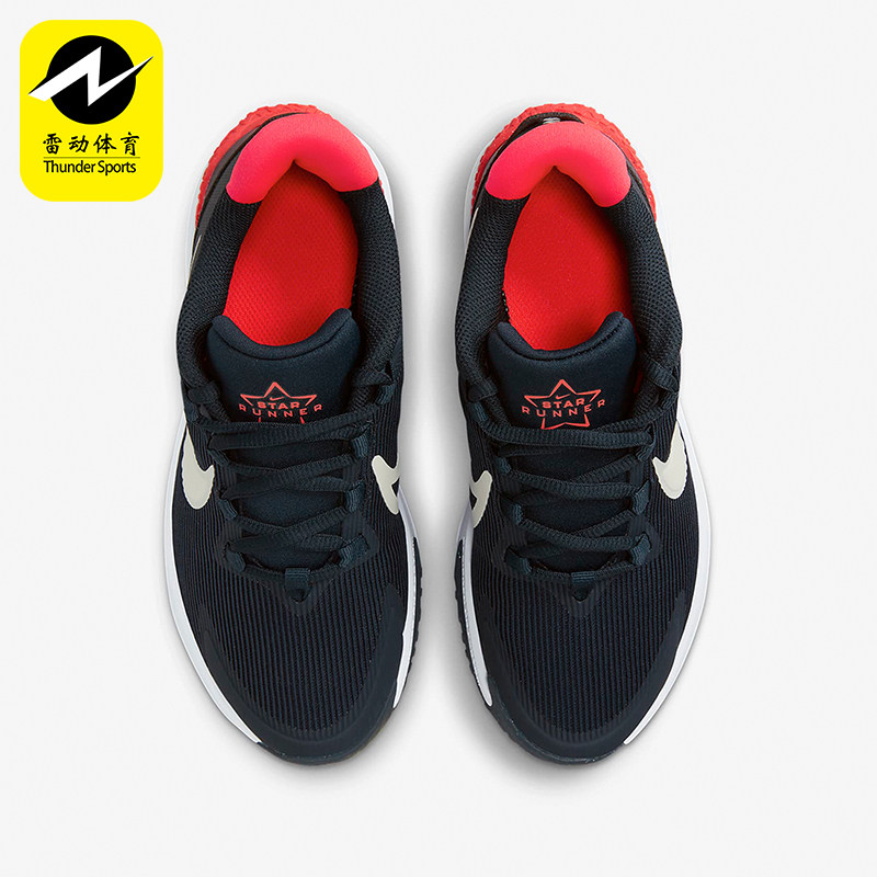 Nike/耐克正品秋季GS女子大童系带耐磨运动低帮跑步鞋DX7615-401