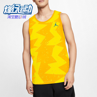 Nike/耐克正品JORDAN男士圆领无袖经典训练篮球背心T恤CJ6231-728