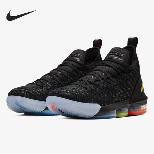 耐克正品lebron运动黑金篮球鞋