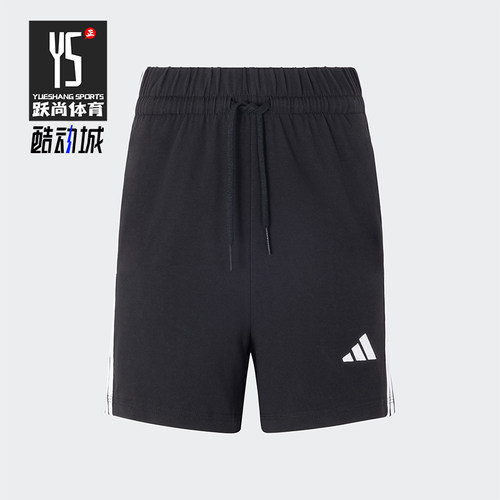 Adidas/阿迪达斯正品W 3S SJ SHO女士针织运动休闲短裤JY8574