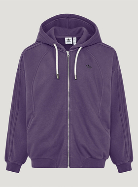 Adidas/阿迪达斯正品三叶草女士经典连帽经典时尚夹克外套KT6378