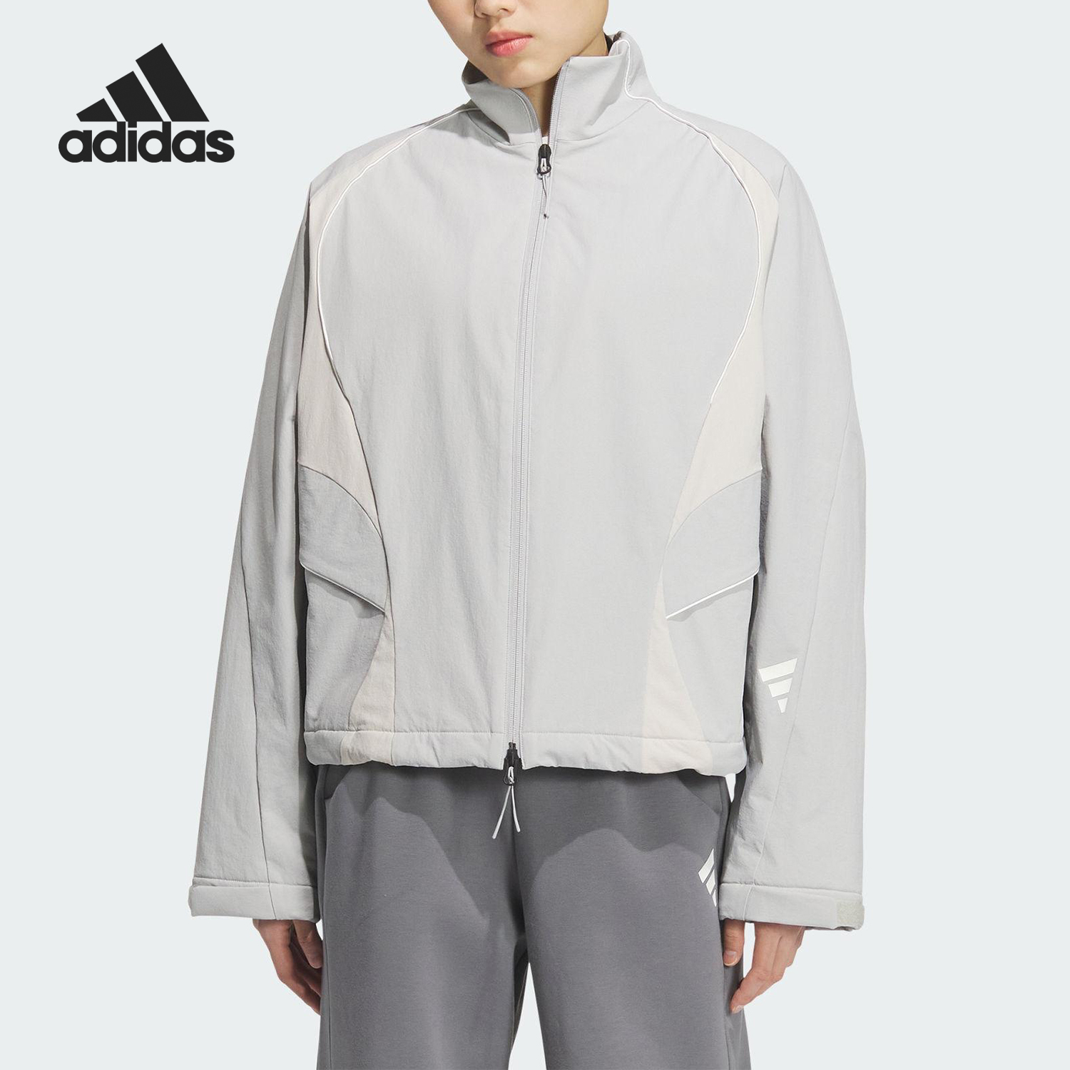 Adidas/阿迪达斯官方正品FUSTL WV JKT女士梭织运动外套JY8060