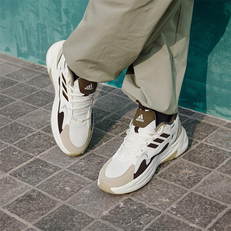 Adidas/阿迪达斯正品OZWAVE男女透气运动经典厚底跑步鞋JP8893