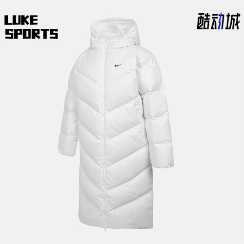 Nike/耐克正品2025冬季款女士日常连帽保暖耐穿羽绒服HV5237-100