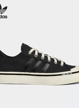 Adidas/阿迪达斯官方正品三叶草 NIZZA RF男女帆布鞋板鞋GX8485