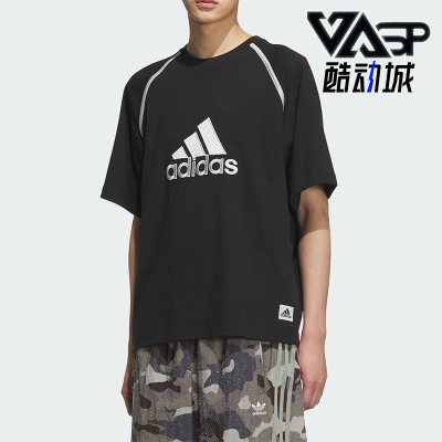 Adidas/阿迪达斯正品BADGE T-SHIRT男士经典针织圆领短袖KC3861