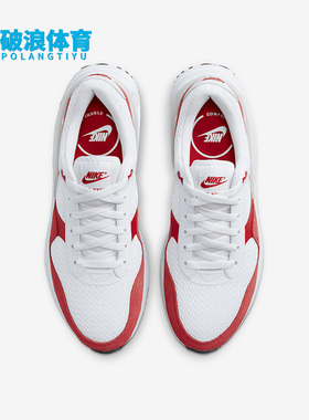Nike/耐克正品AirMaxSystm新款男白红色鞋跑步鞋DM9537-104