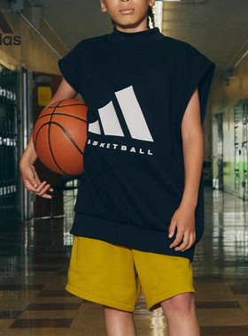 Adidas/阿迪达斯官方正品三叶草男女同款运动无袖套头卫衣IN4247