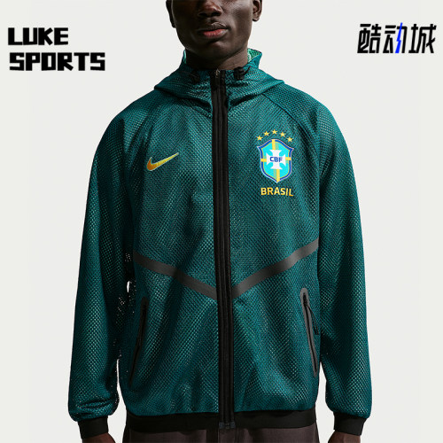 Nike/耐克正品Dri-FIT男士训练足球拉链复古夹克外套IH1757-369