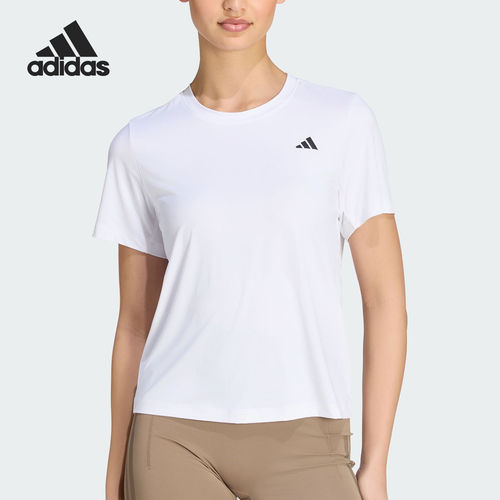 Adidas/阿迪达斯官方正品夏季款女士运动圆领透气短袖T恤KV6945