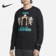 印花休闲图案宽松圆领T恤FQ4909 LeBron男士 010 耐克正品 Nike