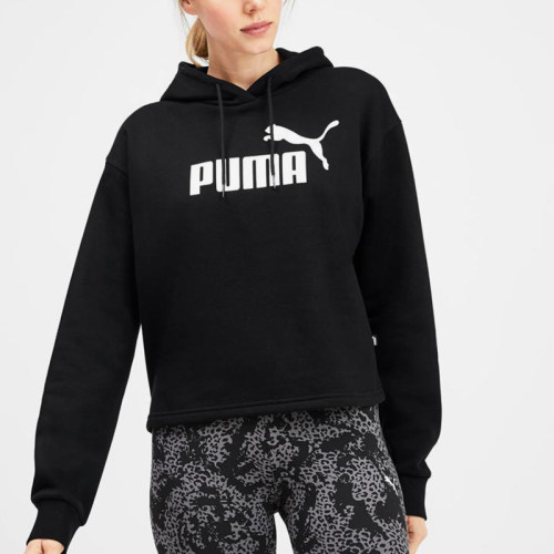 Puma/彪马正品Essentials女士针织短款运动休闲卫衣580153-01