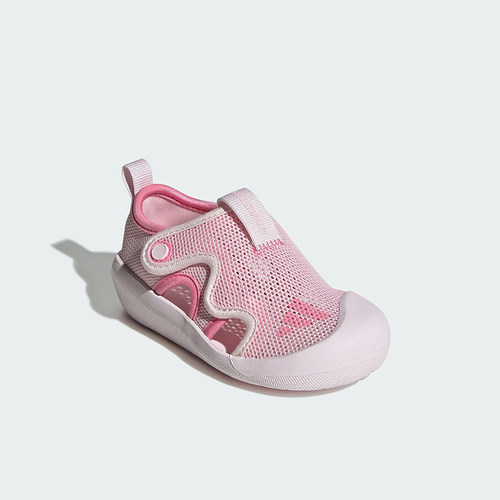 Adidas/阿迪达斯正品ALTAVENTURE3新款儿童经典粉白色凉鞋JR5697
