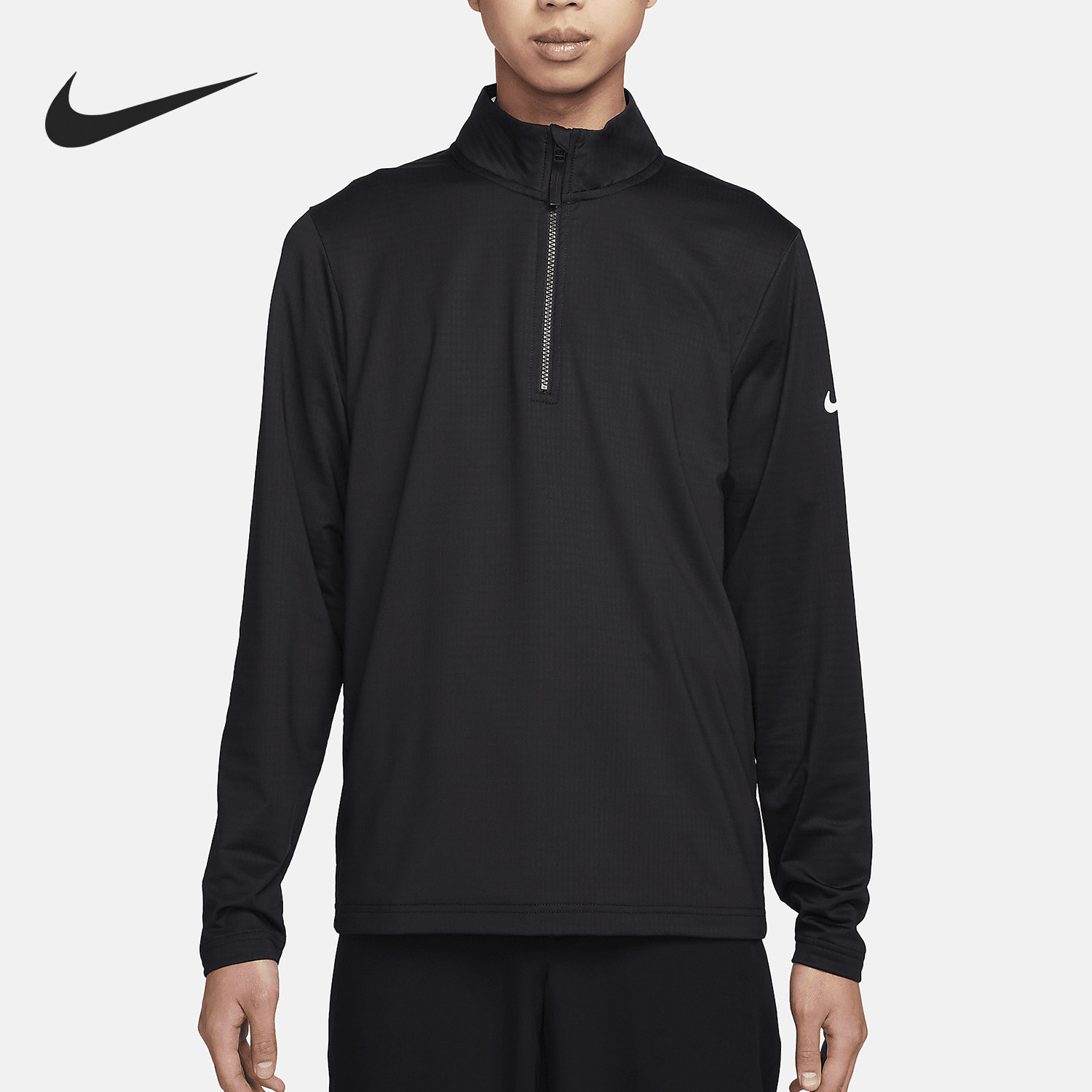 Nike/耐克正品DRI-FIT男士运动针织休闲高尔夫长袖FD5838-010