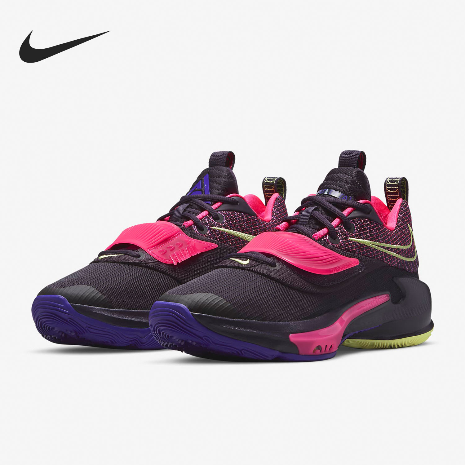 Nike/耐克正品Zoom Freak 3 EP男女运动实战篮球鞋DA0695-500