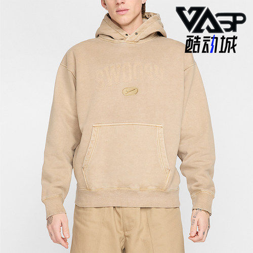 Nike/耐克正品Solo Swoosh男士加绒连帽口袋卫衣HJ2230-297