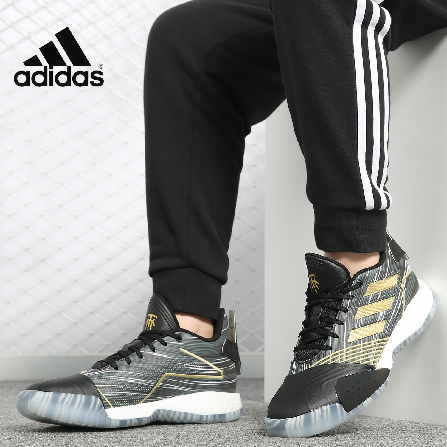 阿迪达斯孙子兵法男篮球鞋