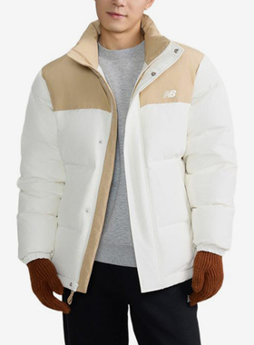 New Balance/NB正品户外男士时尚短款保暖立领羽绒服AMJ43374-CIC