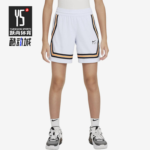 Nike/耐克正品儿童时尚休闲松紧高腰合身五分短裤DA1086-085