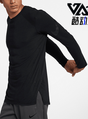 Nike/耐克正品新款男士篮球运动休闲圆领长袖T恤891602-010