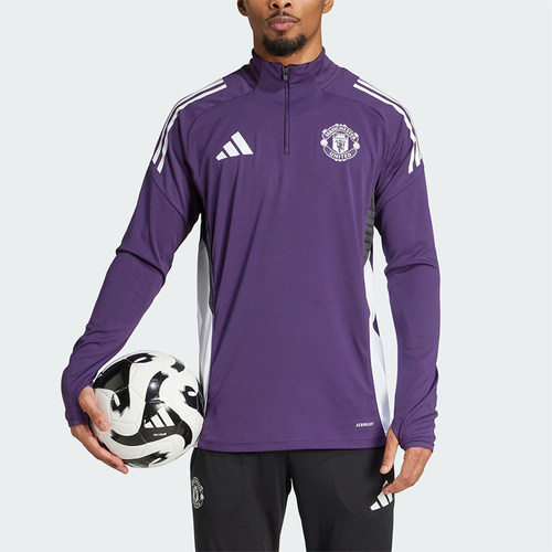 Adidas/阿迪达斯正品MANCHESTER男士立领足球运动训练长袖JP3124