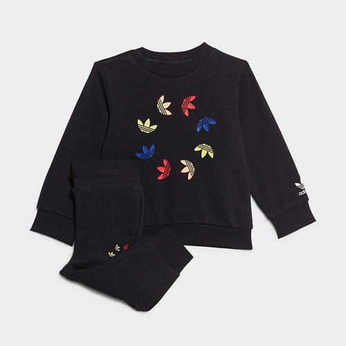 阿迪达斯婴幼童印花运动套装