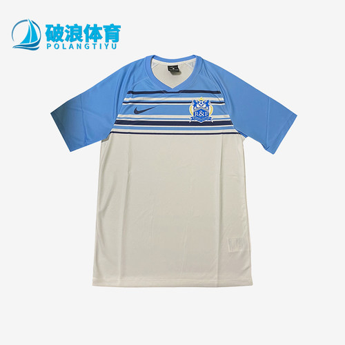 Nike/耐克正品男士时尚V领套头足球运动短袖T恤CT2175-100