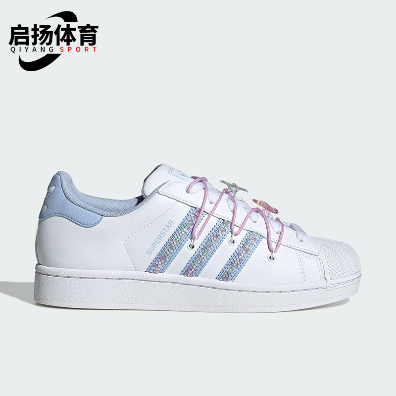 Adidas/阿迪达斯正品2025 三叶草女士透气经典时尚运动板鞋JR1332