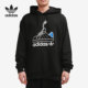 Adidas GN2159 HOODIE男子春秋运动套头衫 阿迪达斯正品 三叶草WORM
