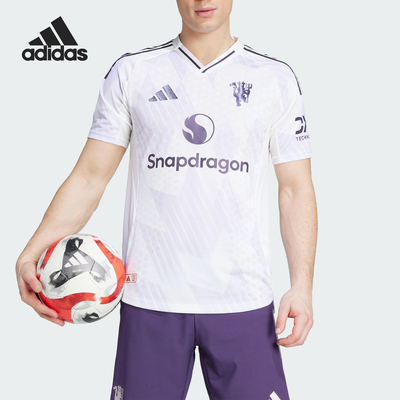 Adidas/阿迪达斯官方正品MANCHESTER男士足球运动训练短袖JI7424
