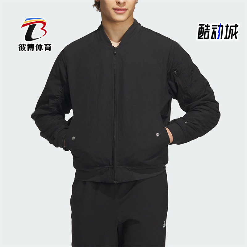 阿迪达斯男士防风运动外套