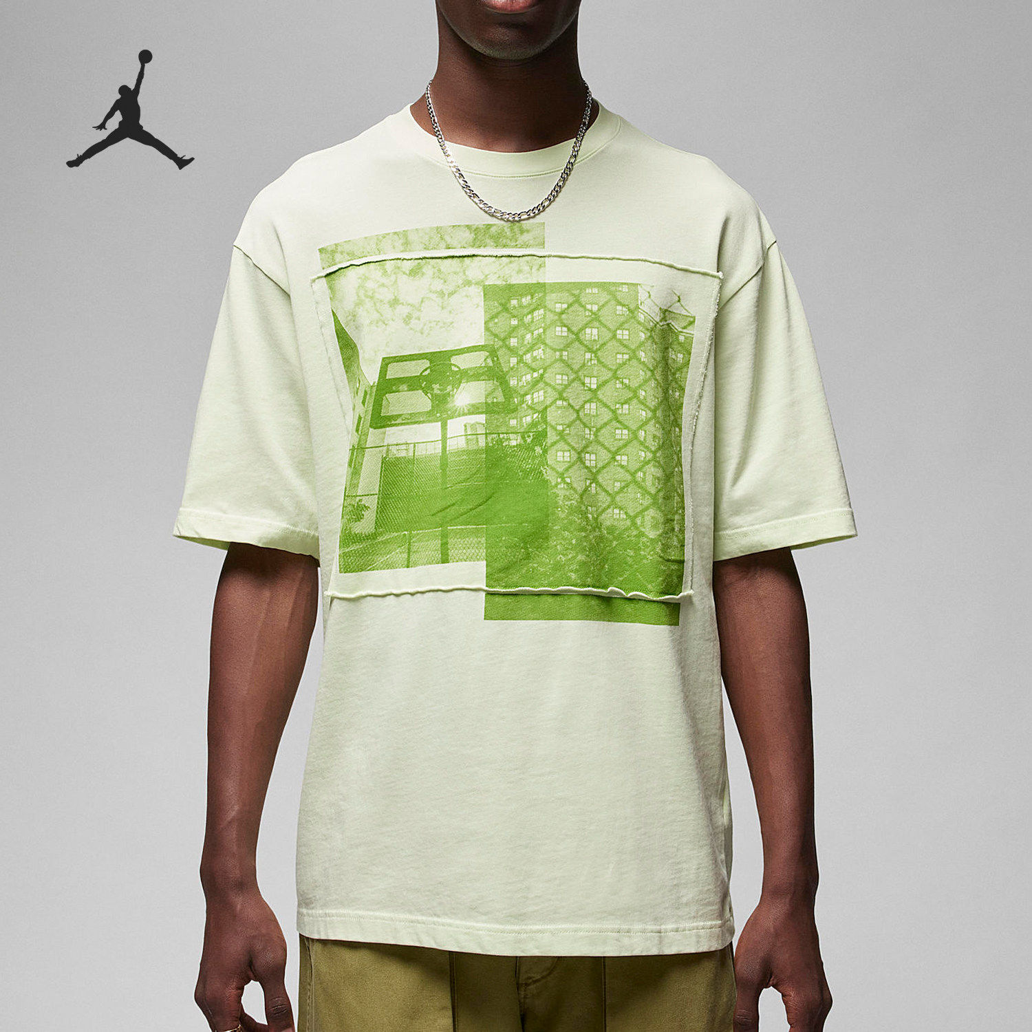 Nike/耐克正品JORDAN三方联名男士运动休闲短袖T恤FD4247-303