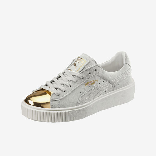 Puma/彪马正品休闲女士透气耐磨厚底系带低帮板鞋362222-01