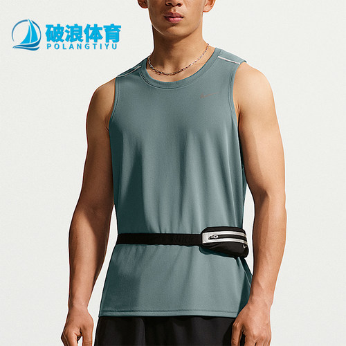 Nike/耐克正品Miler Dri-FIT男士训练篮球针织背心T恤IF2019-382