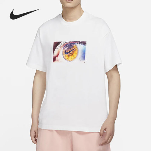 Nike/耐克正品男士图案Logo印花圆领休闲短袖T恤DX5832-100
