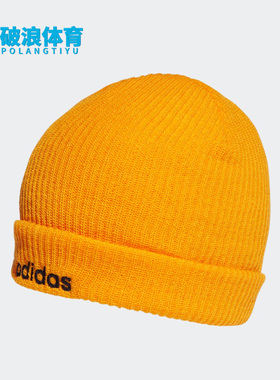 Adidas/阿迪达斯正品Neo 秋季新款男女保暖针织帽H34795