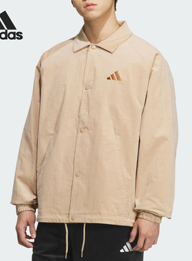 Adidas/阿迪达斯正品2025秋季款男士宽松日常运动外套KR0218