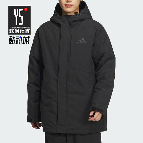 阿迪达斯男士防泼水运动羽绒服