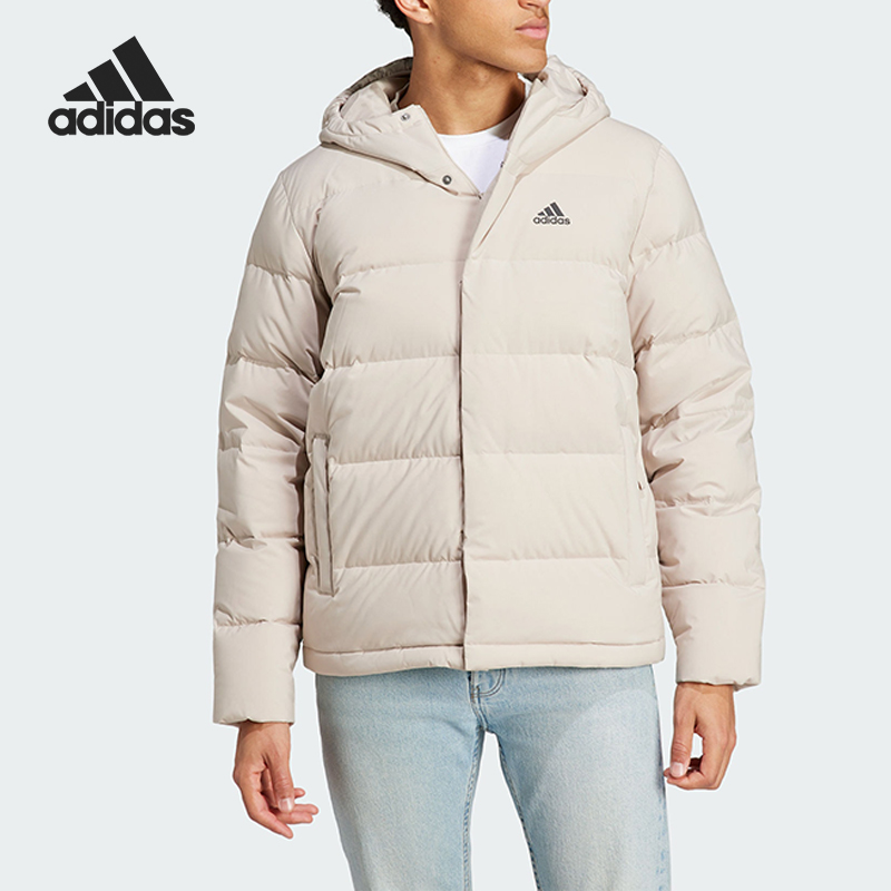 Adidas/阿迪达斯正品冬季新款男子连帽保暖羽绒服外套HY3934