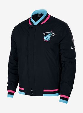 Nike/耐克正品MIA COURTSIDE NBA男士保暖棒球服AH5285-010