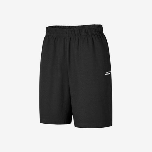 Skechers/斯凯奇正品夏季款男士印花简约休闲针织短裤P225M184