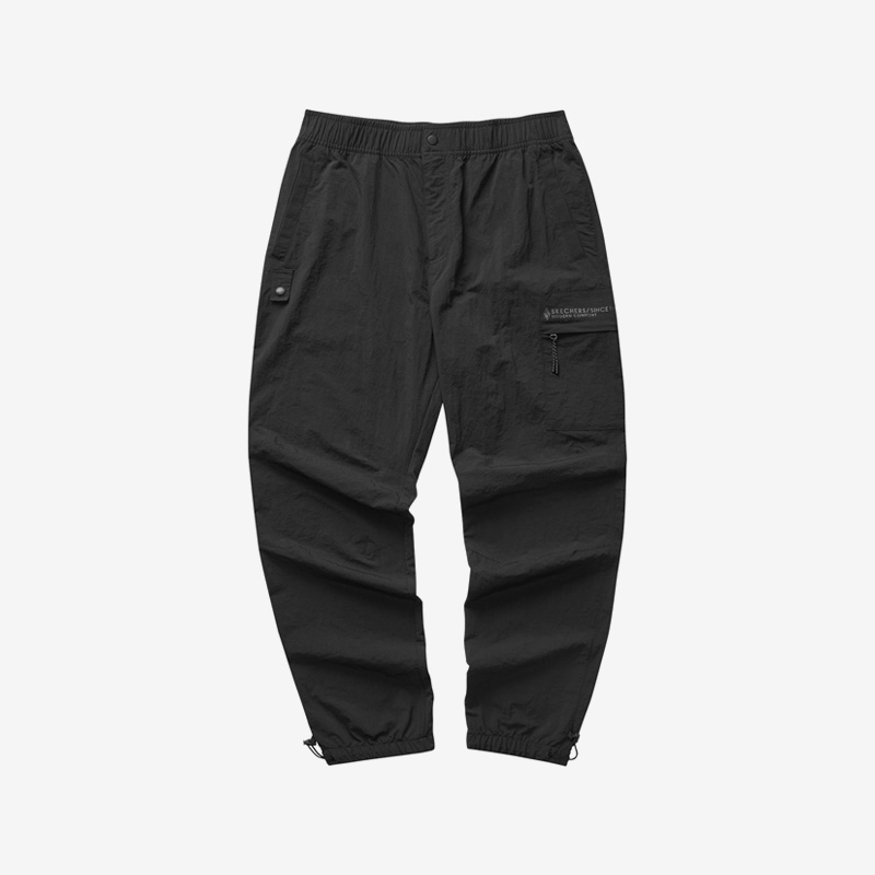 斯凯奇男子运动休闲梭织长裤