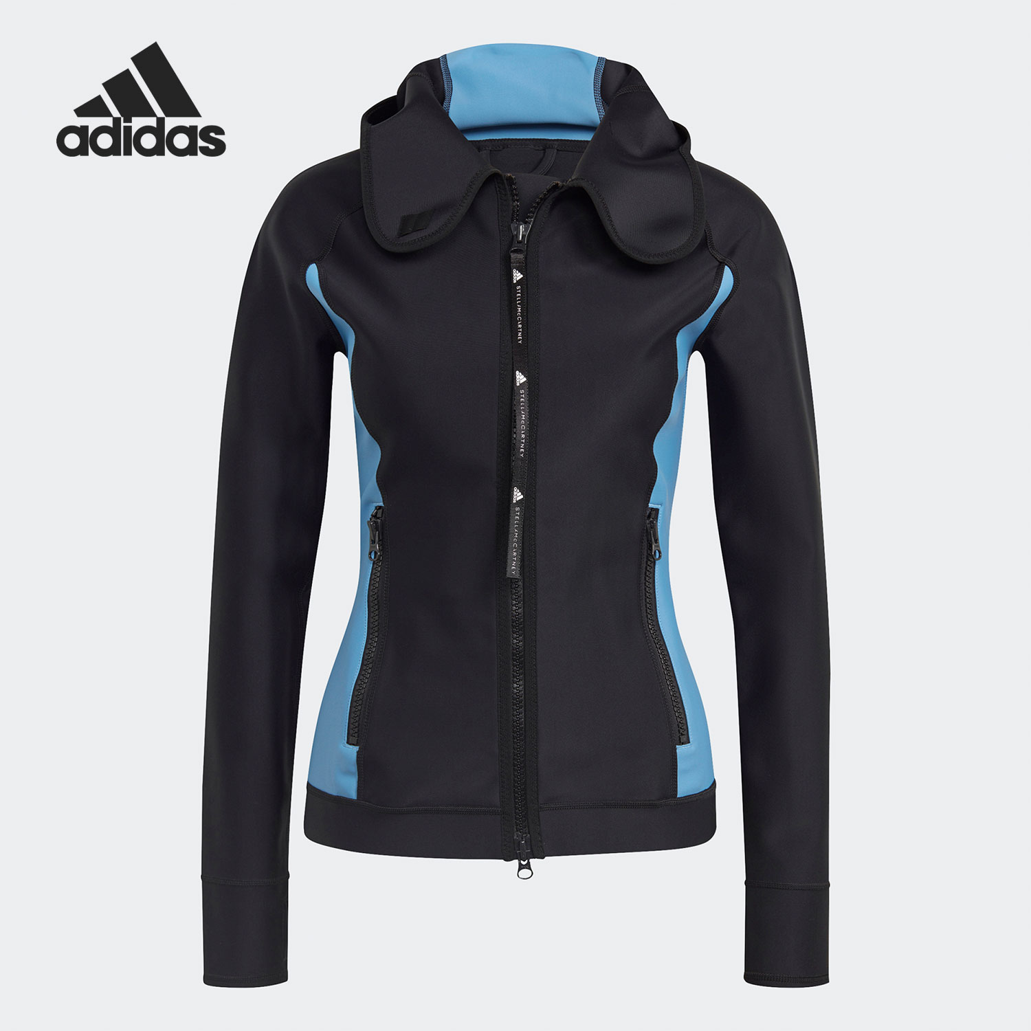 Adidas/阿迪达斯正品SMC 女子训练运动连帽夹克外套 GL7627