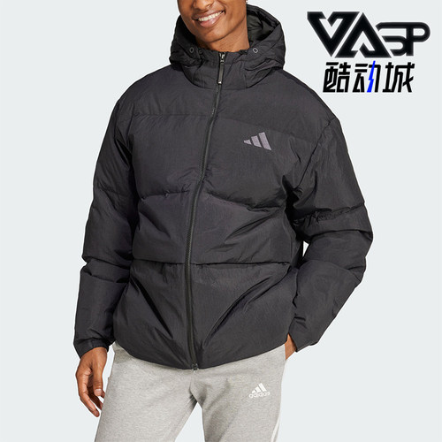 阿迪达斯男士保暖羽绒服
