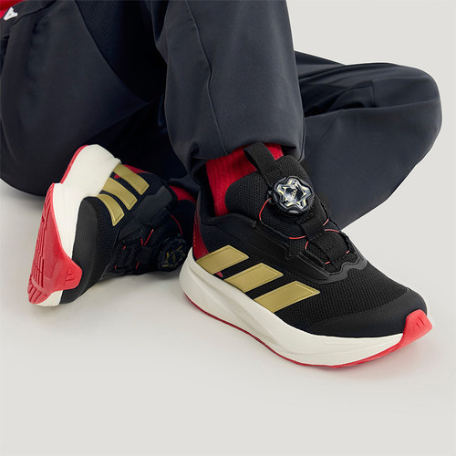 Adidas/阿迪达斯正品DURAMO SL2儿童减震低帮旋转扣跑步鞋KI4120