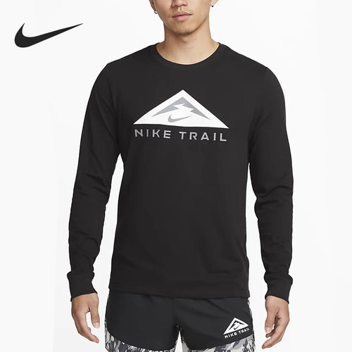 Nike/耐克正品秋冬新款男子运动休闲印花长袖T恤DV9382-010